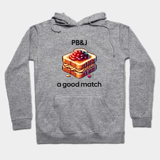 Peanut Butter And Jelly Toast Kawaii Breakfast Yummy Vintage Sandwich Hoodie